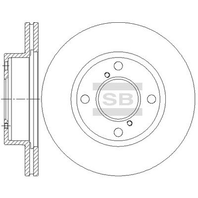 SD4805 Hi-Q Тормозной диск