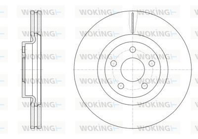 D6254810 WOKING Тормозной диск