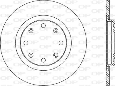 BDA142610 OPEN PARTS Тормозной диск