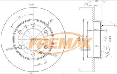 BD5070 FREMAX Тормозной диск