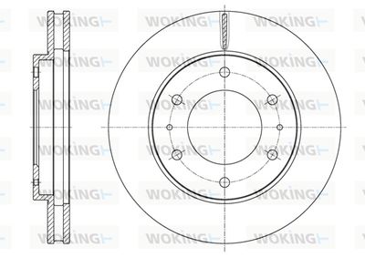 D6162010 WOKING Тормозной диск
