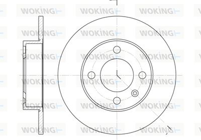 D661600 WOKING Тормозной диск