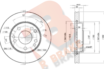 78RBD27560 R BRAKE Тормозной диск