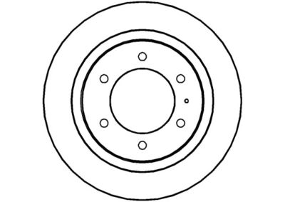 NBD594 NATIONAL Тормозной диск