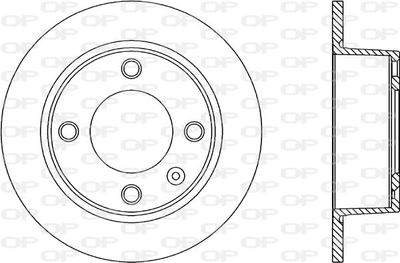 BDA111310 OPEN PARTS Тормозной диск