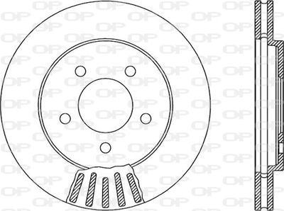 BDA187120 OPEN PARTS Тормозной диск