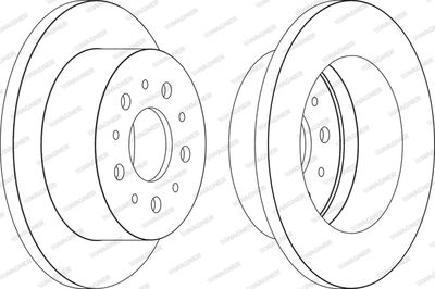 WGR16531 WAGNER Тормозной диск