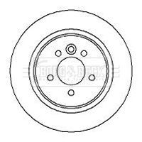 BBD4228 BORG & BECK Тормозной диск