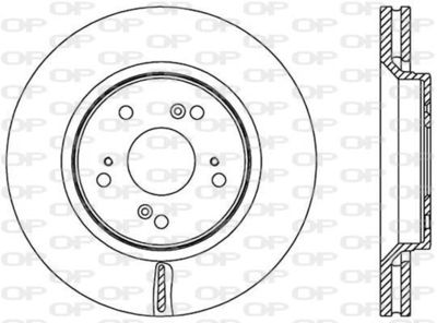 BDR251620 OPEN PARTS Тормозной диск