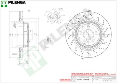 V594 PILENGA Тормозной диск