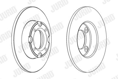 561113J JURID Тормозной диск