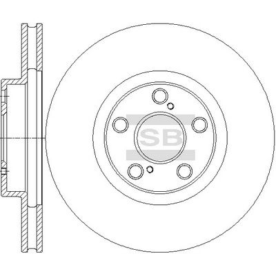 SD4684 Hi-Q Тормозной диск