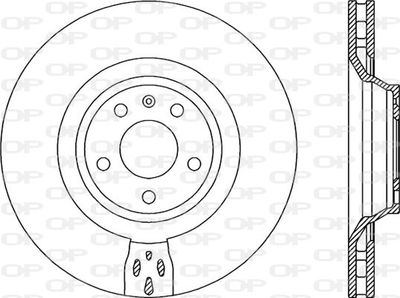 BDR207120 OPEN PARTS Тормозной диск