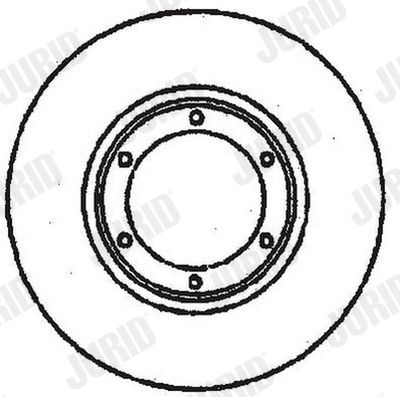 561168J JURID Тормозной диск