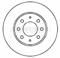 BBD4356 BORG & BECK Тормозной диск