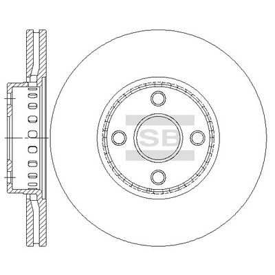 SD4669 Hi-Q Тормозной диск