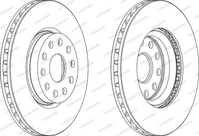 WGR08021 WAGNER Тормозной диск