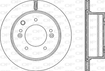 BDR224120 OPEN PARTS Тормозной диск