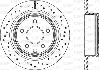 BDRS220825 OPEN PARTS Тормозной диск