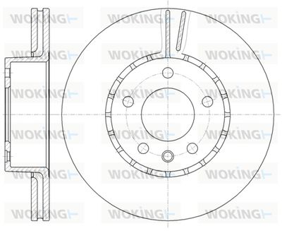D630010 WOKING Тормозной диск
