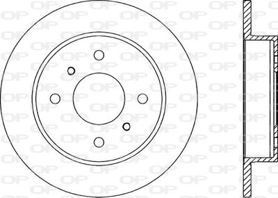 BDA139110 OPEN PARTS Тормозной диск