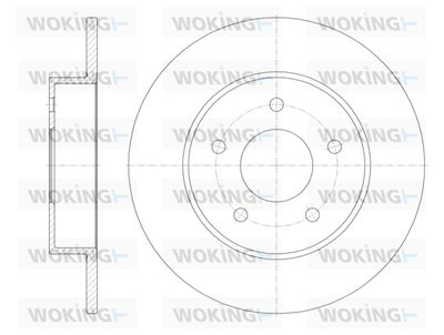 D682000 WOKING Тормозной диск