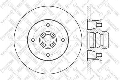 60209935SX STELLOX Тормозной диск