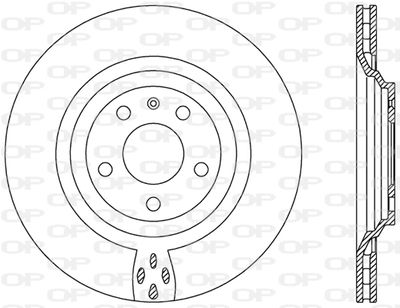 BDR247620 OPEN PARTS Тормозной диск