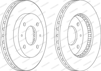 WGR08851 WAGNER Тормозной диск