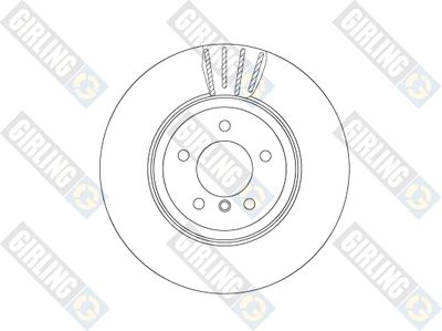 6066255 GIRLING Тормозной диск