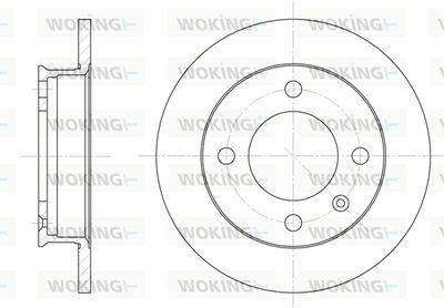 D601900 WOKING Тормозной диск