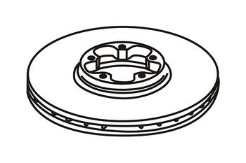 640027 WXQP Тормозной диск