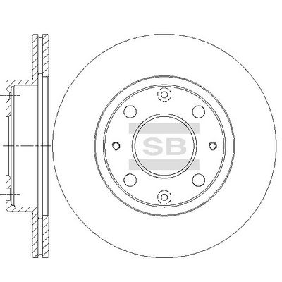 SD4130 Hi-Q Тормозной диск