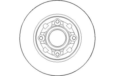 NBD1623 NATIONAL Тормозной диск