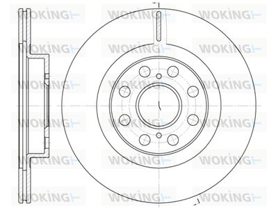 D696110 WOKING Тормозной диск