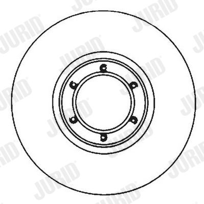 561643J JURID Тормозной диск