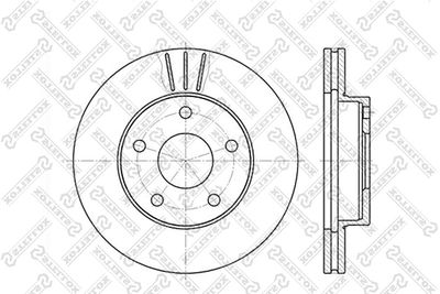 60202524VSX STELLOX Тормозной диск