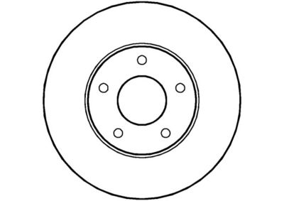 NBD1164 NATIONAL Тормозной диск