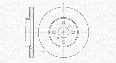 361302040192 MAGNETI MARELLI Тормозной диск