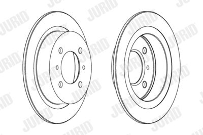 561728J JURID Тормозной диск