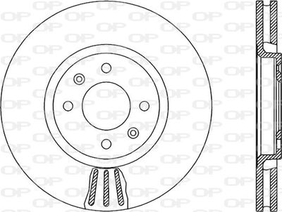 BDA186520 OPEN PARTS Тормозной диск