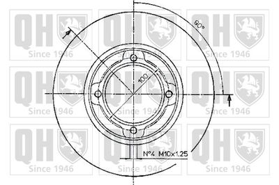 BDC3757 QUINTON HAZELL Тормозной диск