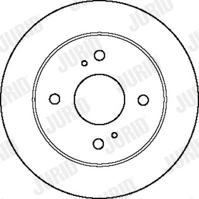 561515J JURID Тормозной диск