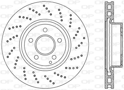 BDR241925 OPEN PARTS Тормозной диск