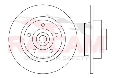 RD01550 RAICAM Тормозной диск