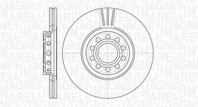 361302040412 MAGNETI MARELLI Тормозной диск