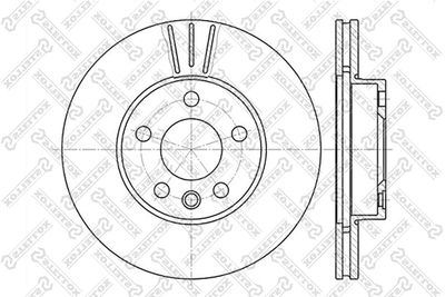 60202545VSX STELLOX Тормозной диск