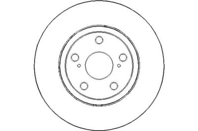NBD1728 NATIONAL Тормозной диск