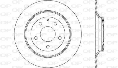 BDR270510 OPEN PARTS Тормозной диск