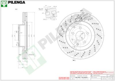 V595 PILENGA Тормозной диск